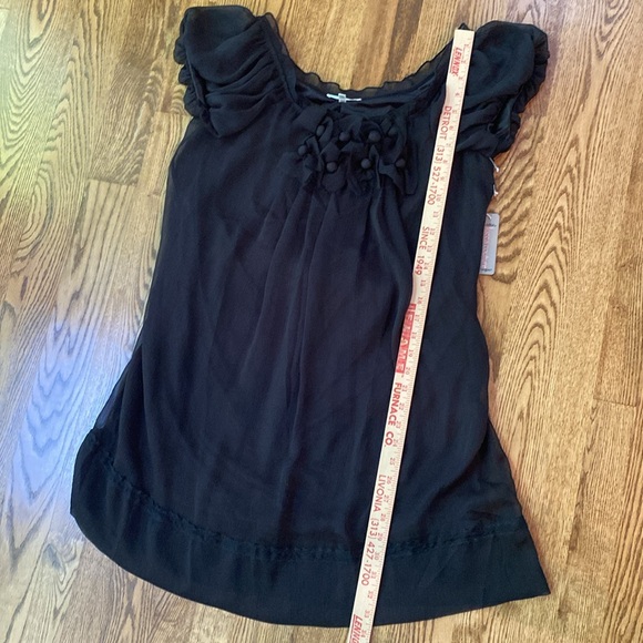 NWT Lucca Couture L black mini dress sweet girl dark Academia goth embellished - Picture 10 of 16